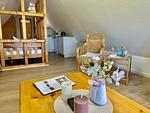 Wohnzimmer - Ferienwohnung 7 - Top-Hundeurlaub