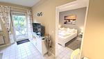 Wohnzimmer - Ferienwohnung "Lieblingsplatz" in Kalifornien an der Ostsee - Top-Hundeurlaub