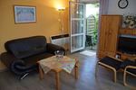 Wohnzimmer - Ferienwohnung Ostseeoase Schönberger Strand - Top-Hundeurlaub