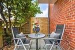 Terrasse - Ferienwohnung Ostseeoase Schönberger Strand - Top-Hundeurlaub
