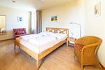 Schlafzimmer - Zwei-Zimmer-Apartment 51/13 - Top-Hundeurlaub
