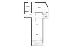 Grundriss - Zwei-Zimmer-Apartment 51/13 - Top-Hundeurlaub