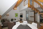 Wohnzimmer - FeWo13-5: strandnah,Balkon,Sauna,Pool - Top-Hundeurlaub