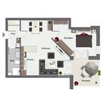 Grundriss - Wohnung 39 - Top-Hundeurlaub