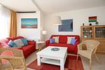 Wohnzimmer mit Sofaecke - Wohnung 069 - Top-Hundeurlaub