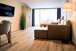 Wohnzimmer - Ferienwohnung 606 - Top-Hundeurlaub