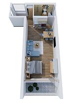Grundriss - Ferienwohnung 606 - Top-Hundeurlaub