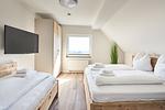 Schlafzimmer - Ferienwohnung 507 - Top-Hundeurlaub