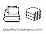 Bettwäsche und Handtücher optional zubuchbar - Wohnung 2.1 - Möwennest - Top-Hundeurlaub