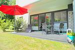 Terrasse - Kurparkresidenz "Sandkorn 6" inkl. WLAN - Top-Hundeurlaub