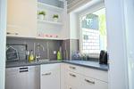 Küche / Küchenzeile - Kurparkresidenz "Sandkorn 6" inkl. WLAN - Top-Hundeurlaub