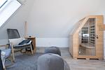 Moderne Sauna mit Holzofen - Strandoase - Wohnung 3 - Top-Hundeurlaub
