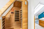 Sauna mit Holzverkleidung und Infrarotstrahler - Strandoase - No. 3 - Top-Hundeurlaub