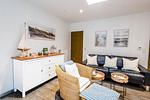 Wohnzimmer - Ferienhaus Tintenfisch - Top-Hundeurlaub