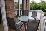 Balkon - Ferienwohnung "Blaue Perle" Schönberger Strand - Top-Hundeurlaub