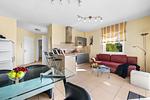 Wohnzimmer - Ferienwohnung Blaue Perle Schönberger Strand - Top-Hundeurlaub