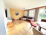 Wohnzimmer - Haus Uhlenhorst WE 1 - besondere Lage am Schloss - Top-Hundeurlaub