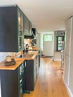 Moderne Küche und Flur im renovierten Fischerhaus Fiskebon - Fiskebon - Top-Hundeurlaub