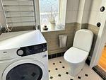 Modernes Badezimmer im renovierten Fischerhaus Fiskebon - Fiskebon - Top-Hundeurlaub