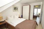 Schlafzimmer - FeWo26: Balkon, Meerblick, Strand - Top-Hundeurlaub