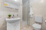 Badezimmer - Ferienwohnung Strandkoje Schönberger Strand - Top-Hundeurlaub