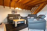 Wohnzimmer - Ferienhaus  Kniepsand 09 - Top-Hundeurlaub