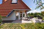 Terrasse - Ferienhaus "Wattwurm" Mellumplate 39 - Top-Hundeurlaub