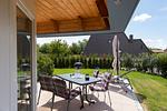 Gartenblick - Ferienhaus "Wattwurm" Mellumplate 39 - Top-Hundeurlaub
