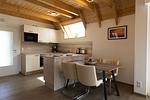 Küche / Küchenzeile - Ferienhaus "Wattwurm" Mellumplate 39 - Top-Hundeurlaub