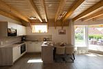 Küche / Küchenzeile - Ferienhaus "Wattwurm" Mellumplate 39 - Top-Hundeurlaub