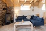 Wohnzimmer - Ferienhaus  Mellumplate 24 - Top-Hundeurlaub