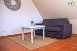 Wohnzimmer - Ferienwohnung Sonnenrose - Top-Hundeurlaub