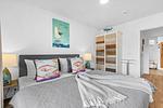 Schlafzimmer - Ferienwohnung Fischermanns Freund Olpenitz - Top-Hundeurlaub
