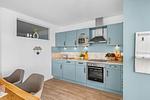 Küche / Küchenzeile - Ferienwohnung Fischermanns Freund Olpenitz - Top-Hundeurlaub
