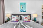 Schlafzimmer - Ferienwohnung Fischermanns Freund Olpenitz - Top-Hundeurlaub