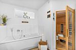 Sauna - Ferienwohnung Fischermanns Freund Olpenitz - Top-Hundeurlaub