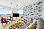 Wohnzimmer - Ferienwohnung Fischermanns Freund Olpenitz - Top-Hundeurlaub