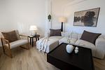 Stilvolles, modernes Wohnzimmer - Finkenblick - Top-Hundeurlaub