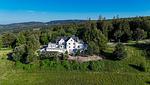 Vogelperspektive des Hauses - rückwärtige Ansicht - Finkenblick - Top-Hundeurlaub