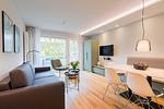 Wohnzimmer - Haus Harmening Whg. 2 - Top-Hundeurlaub
