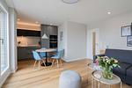 Wohnzimmer - Haus Harmening Whg. 6 - Top-Hundeurlaub