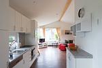 Küche / Küchenzeile - Ferienhaus "Watt´n Blau 14" Mellumplate 14 - Top-Hundeurlaub