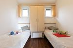 Schlafzimmer - Ferienhaus "Watt´n Blau 14" Mellumplate 14 - Top-Hundeurlaub