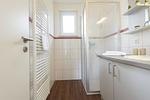 Badezimmer - Ferienhaus "Watt´n Blau 14" Mellumplate 14 - Top-Hundeurlaub