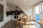 Küche / Küchenzeile - Appartement  Sieltrift 27-25 - Top-Hundeurlaub