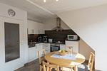 Küche / Küchenzeile - Appartement  Sieltrift 27-25 - Top-Hundeurlaub