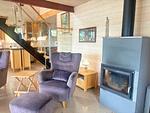 Wohnzimmer - Haus Blankavik - Top-Hundeurlaub