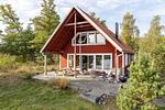 Außenansicht des Haus Blankavik direkt an der Ostsee in Småland - Haus Blankavik - Top-Hundeurlaub