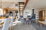 Wohnzimmer - Haus Blankavik - Top-Hundeurlaub