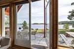 Wohn- und Essbereich mit Blick auf die Ostsee im Haus Blankavik - Haus Blankavik - Top-Hundeurlaub